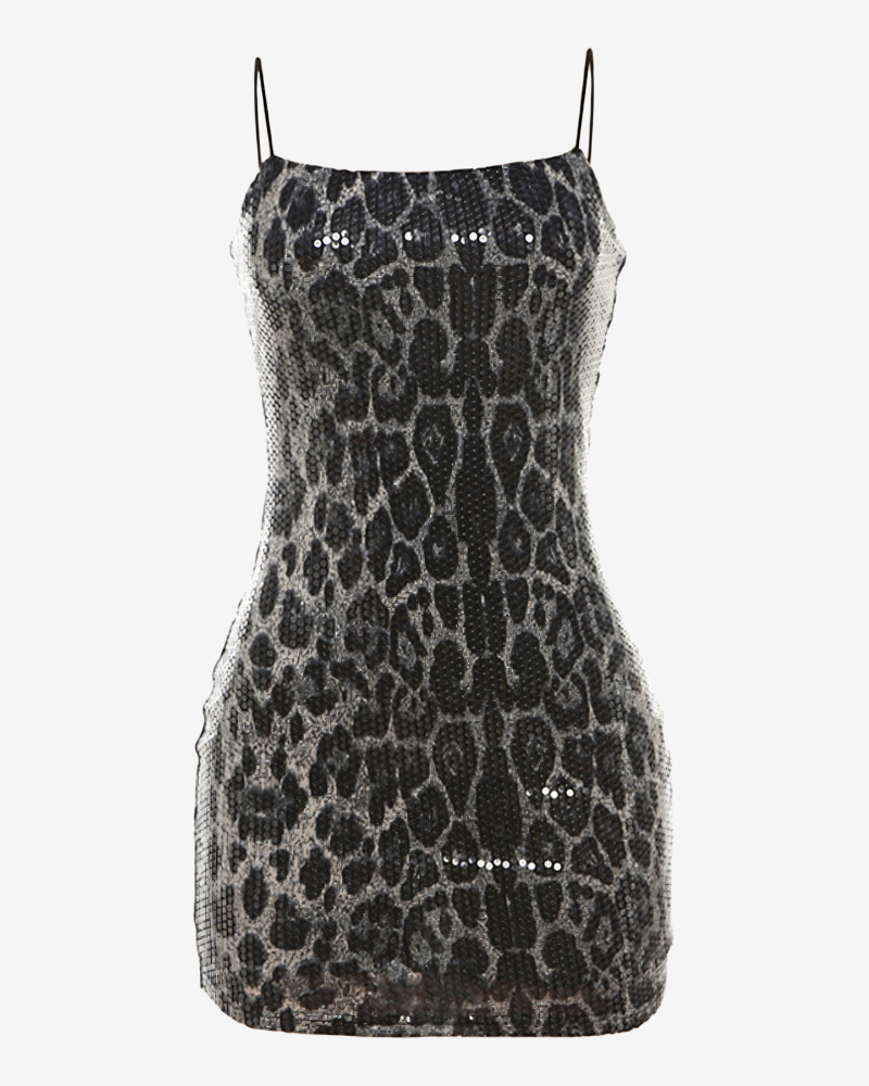 LYA | LEOPARD MINI DRESS