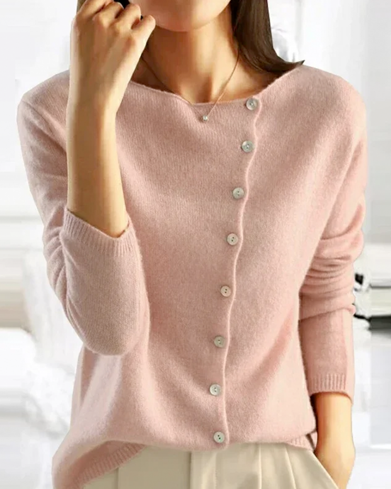 LUNAH | ASYMMETRIC COZY KNIT