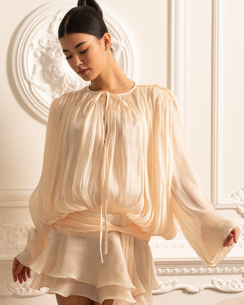 IVOIRE | ROBE MINI ÉLÉGANCE