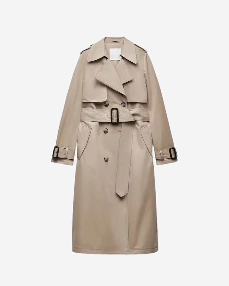 DELVINA | TRENCH BEIGE CLASSIQUE
