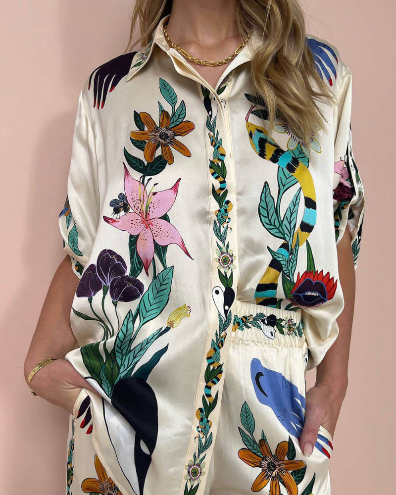 NYRA | SATIN PLAYSY TOP