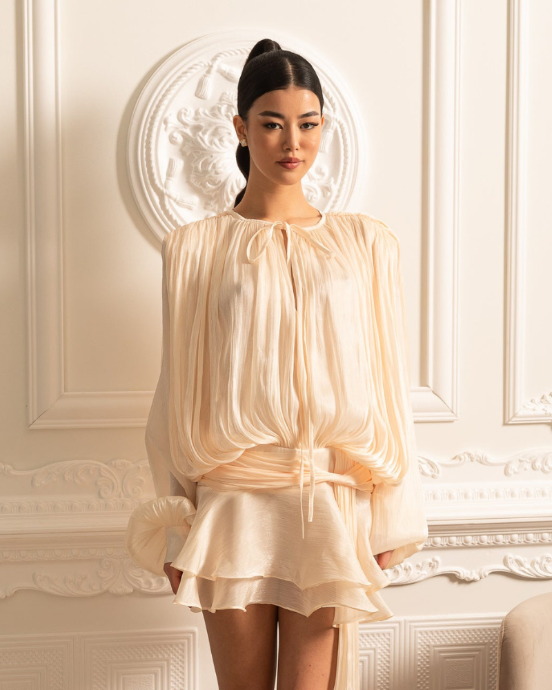 IVOIRE | ROBE MINI ÉLÉGANCE