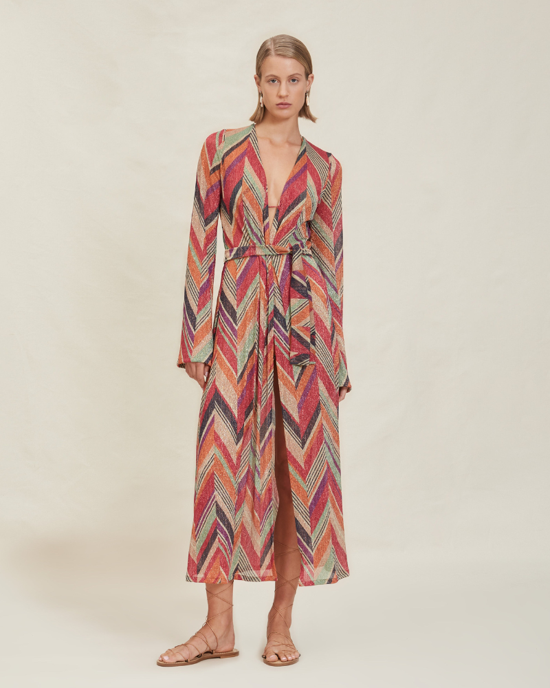 SORELIA | ROBE CARDIGAN COUCHER DE SOLEIL