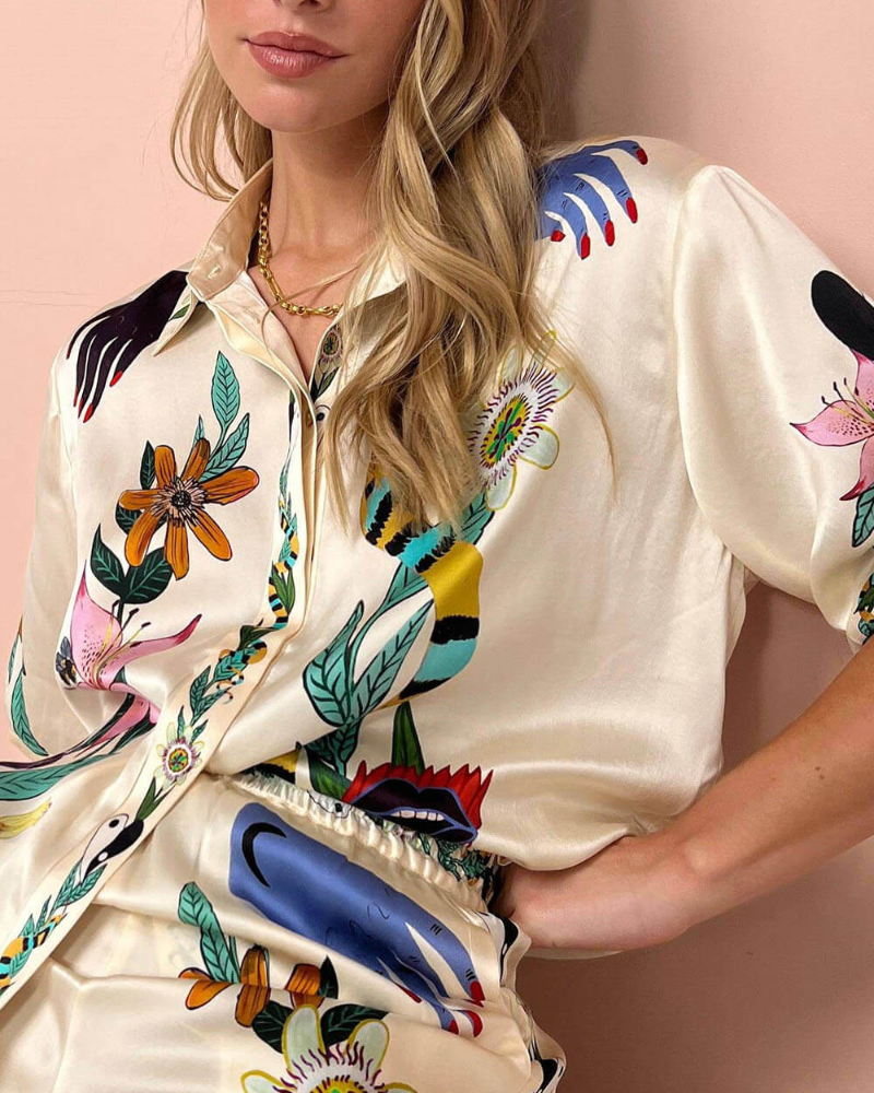 NYRA | SATIN PLAYSY TOP