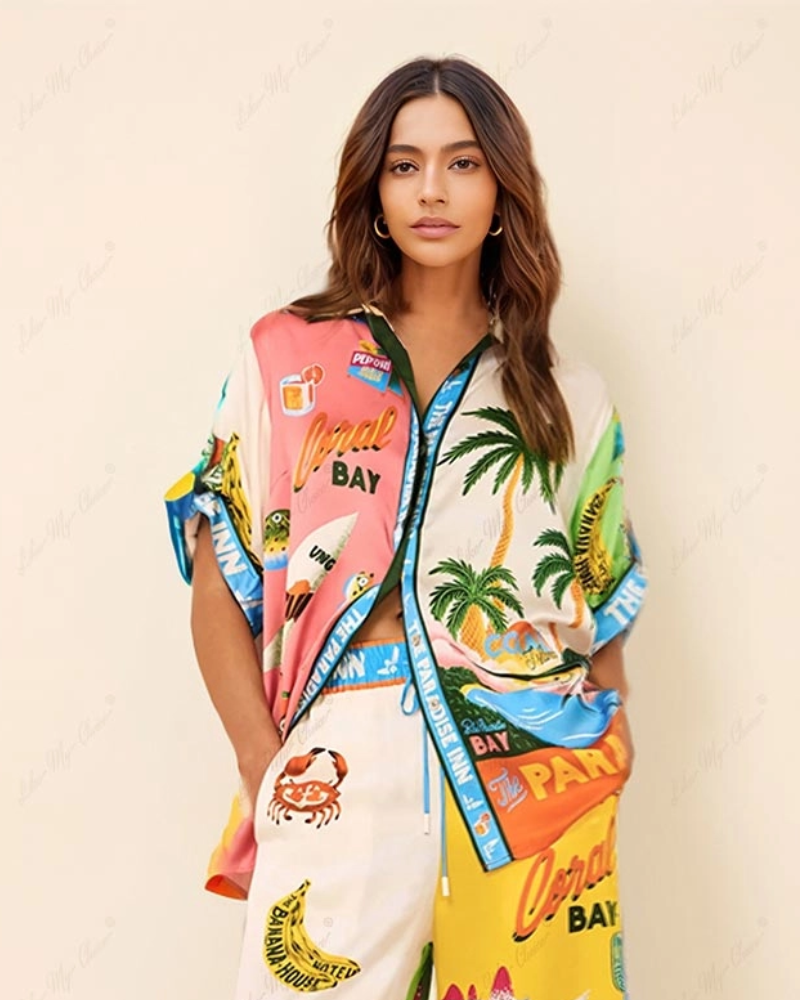 PALMARA | HAUT DE VACANCES COLORBLOCK