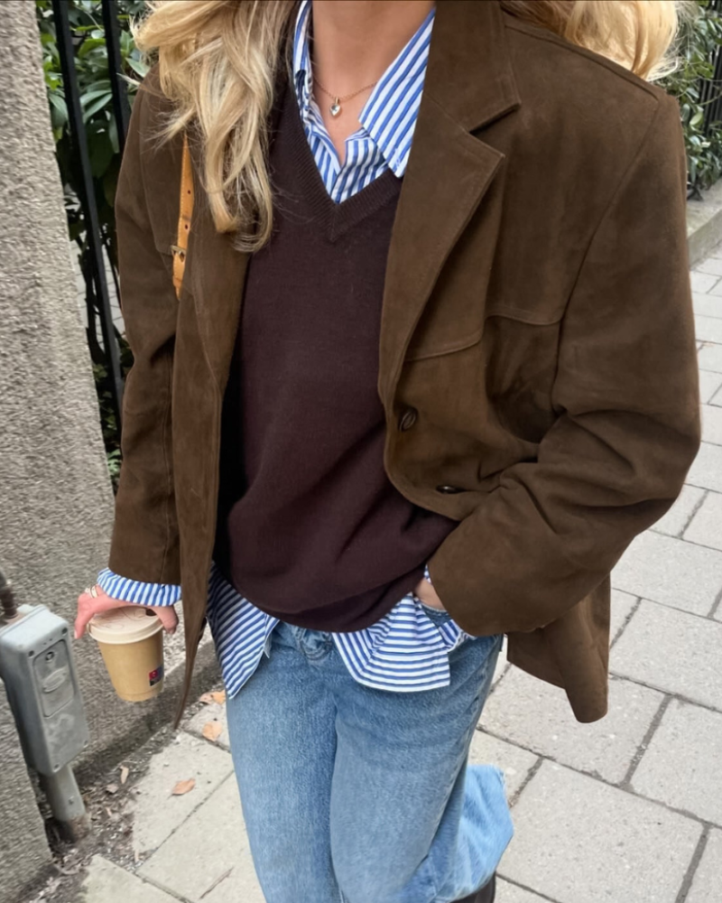 DANA | BLAZER MARRON