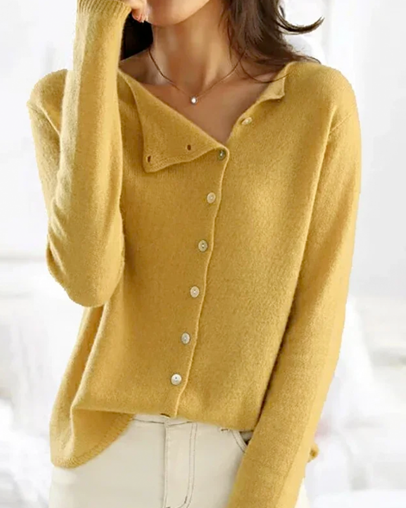 LUNAH | ASYMMETRIC COZY KNIT