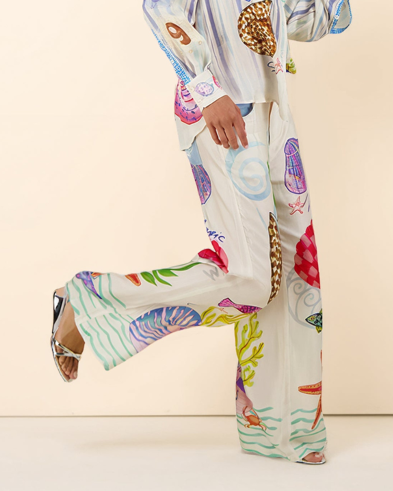 LUNARIA | PANTALON À THÈME OCÉAN