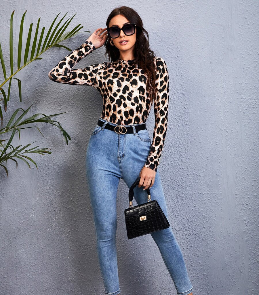 LEORA | LEOPARD BODYSUIT
