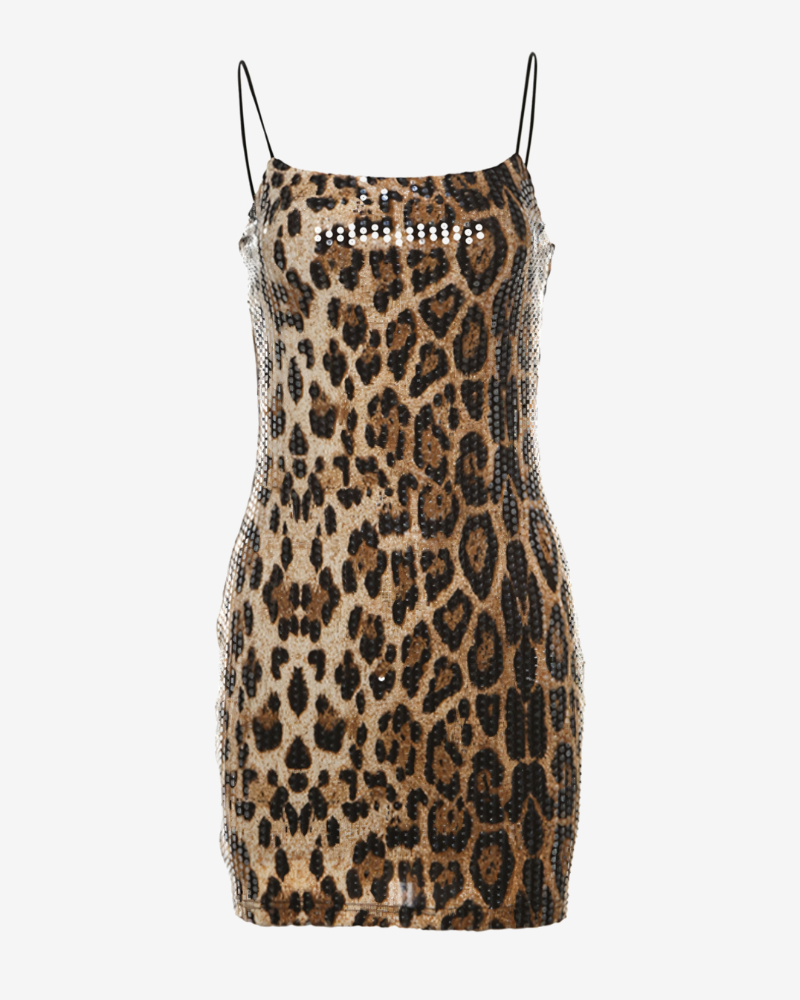 LYA | LEOPARD MINI DRESS
