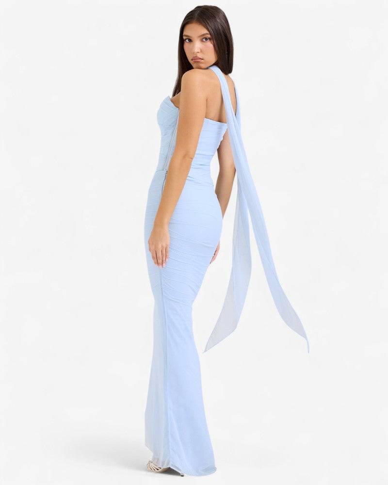 MARZELLA | CORSET HALTER DRESS