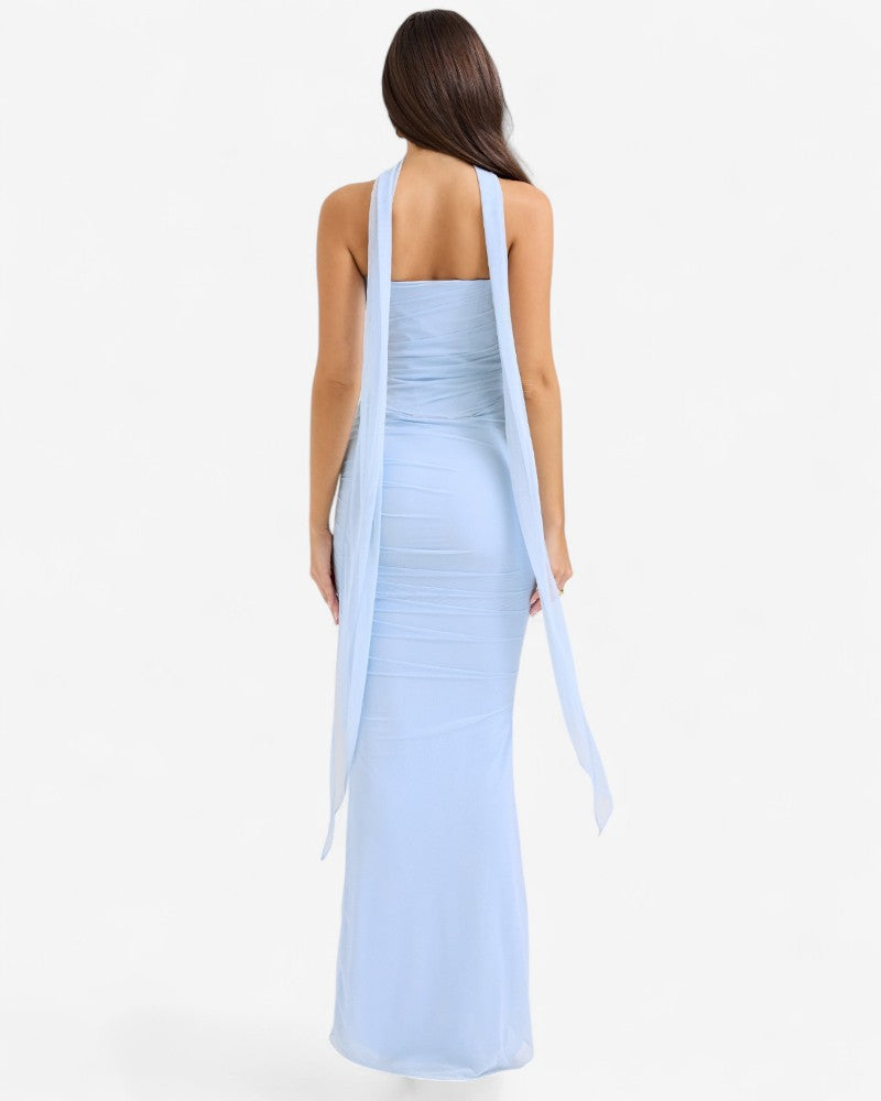 MARZELLA | CORSET HALTER DRESS