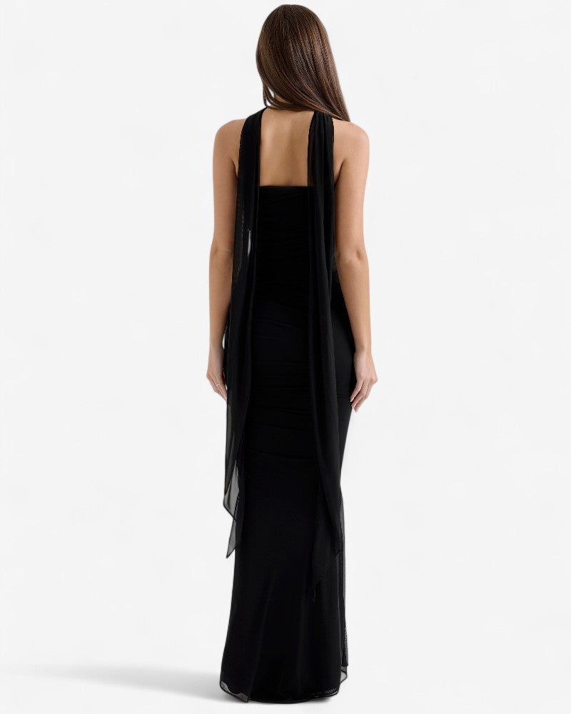 MARZELLA | CORSET HALTER DRESS