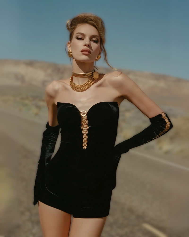 AZARIA NOIR | VELVET SET