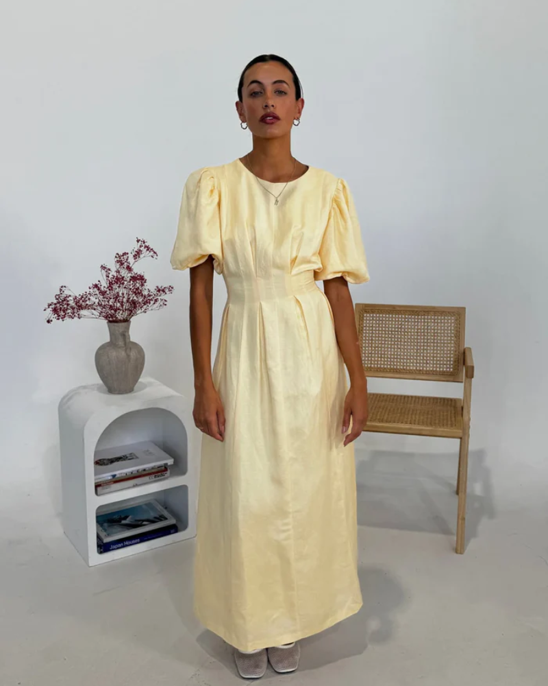 ALYORA ÉCLAT | PUFF-SLEEVE DRESS