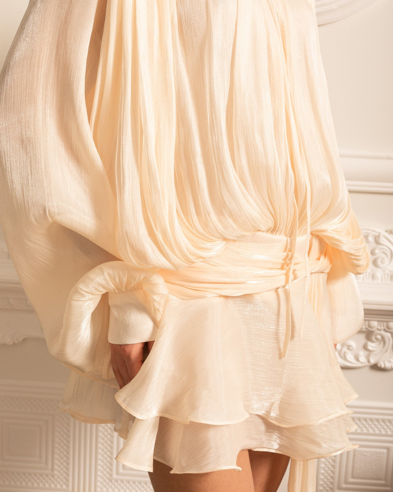 IVOIRE | ROBE MINI ÉLÉGANCE