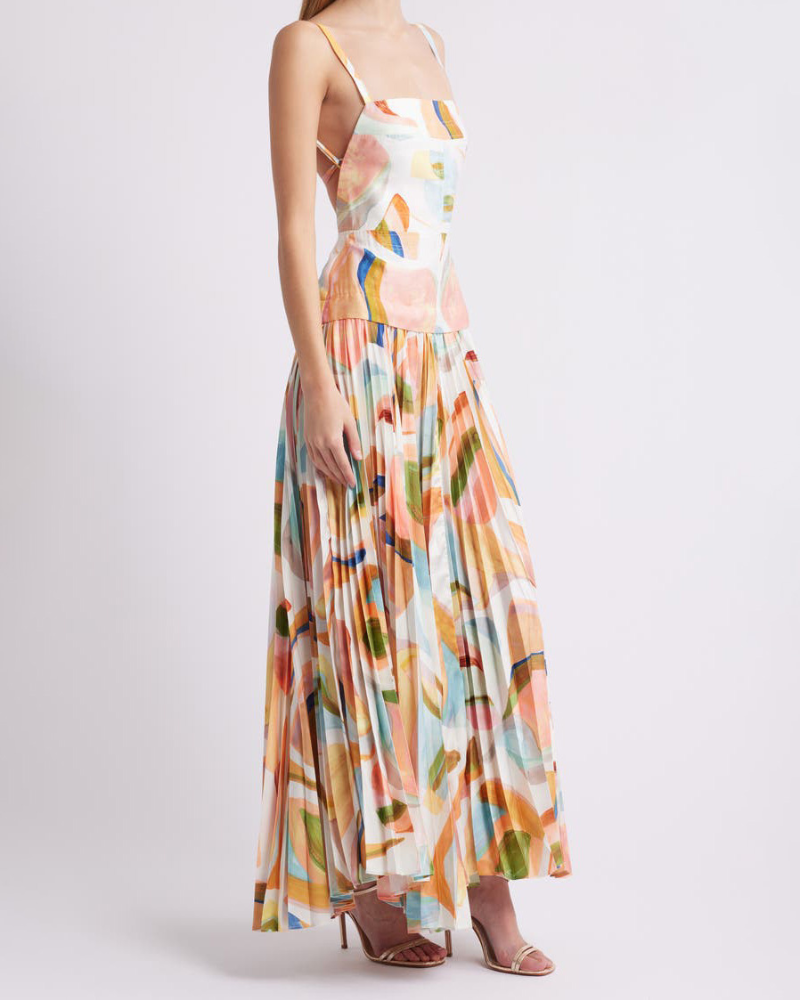 LARA VIVE | PLEATED DRESS