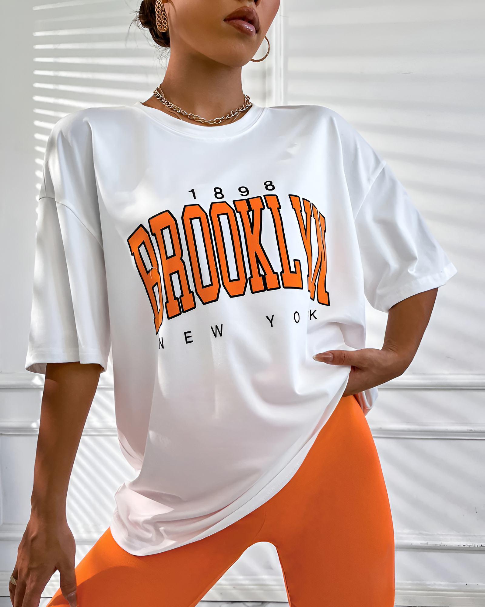 URBANYX | OVERSIZED BROOKLYN GRAPHIC TOP