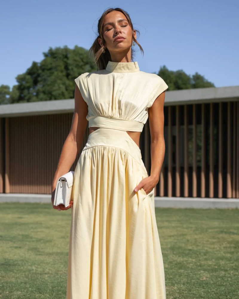 MARQUELLE | CUT-OUT MAXI DRESS