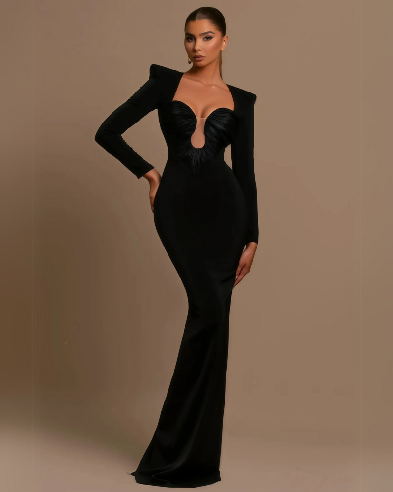 VALMARA | ROBE À CORSAGE SCULPTÉ