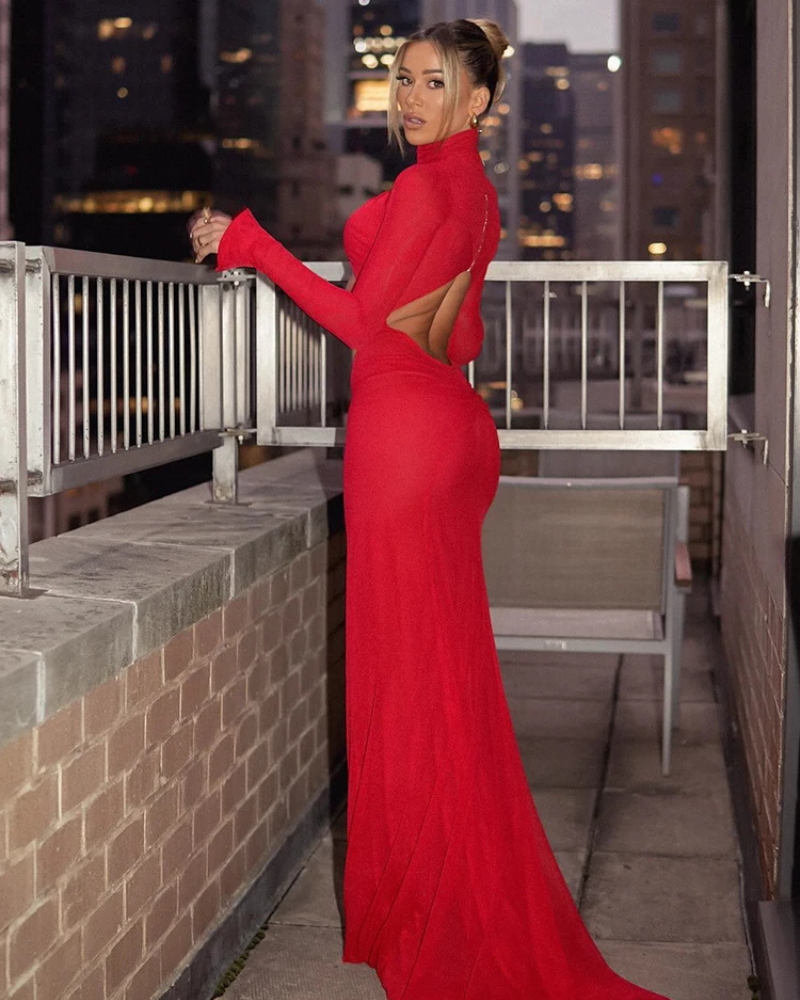 VIRELLE | SCULPTED CUTOUT DRESS