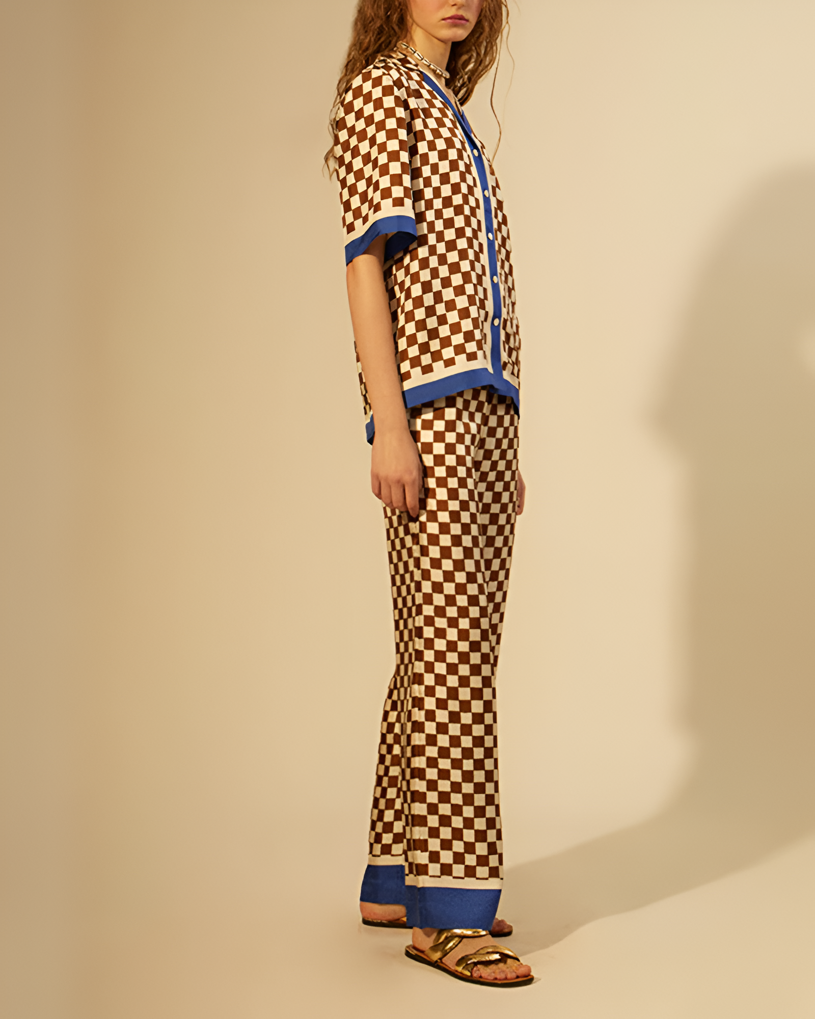 MIRELO | PANTALON À CARREAUX