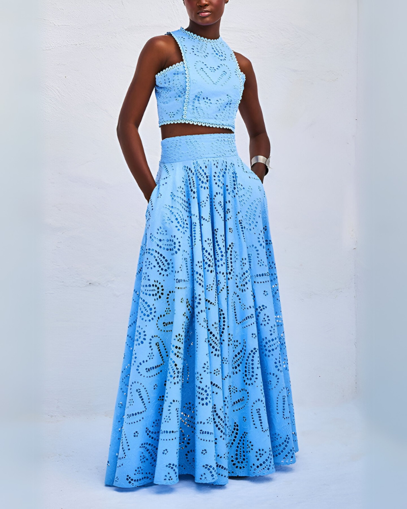 LYSÈNE | EMBROIDERED LACE SET