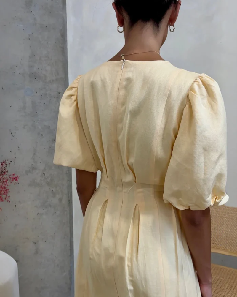 ALYORA ÉCLAT | PUFF-SLEEVE DRESS