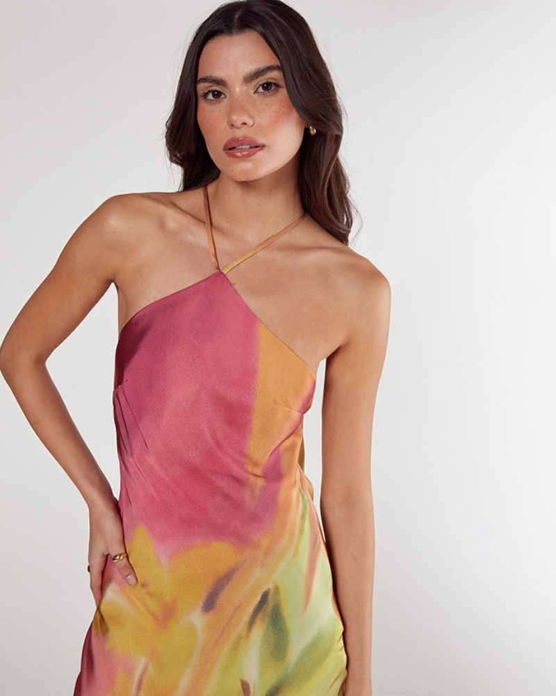 LEOLINA | ROBE FLAMME TIE-DYE