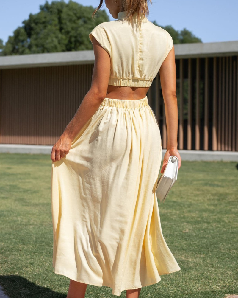 MARQUELLE | CUT-OUT MAXI DRESS