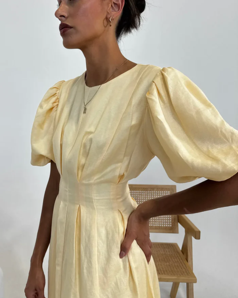 ALYORA ÉCLAT | PUFF-SLEEVE DRESS