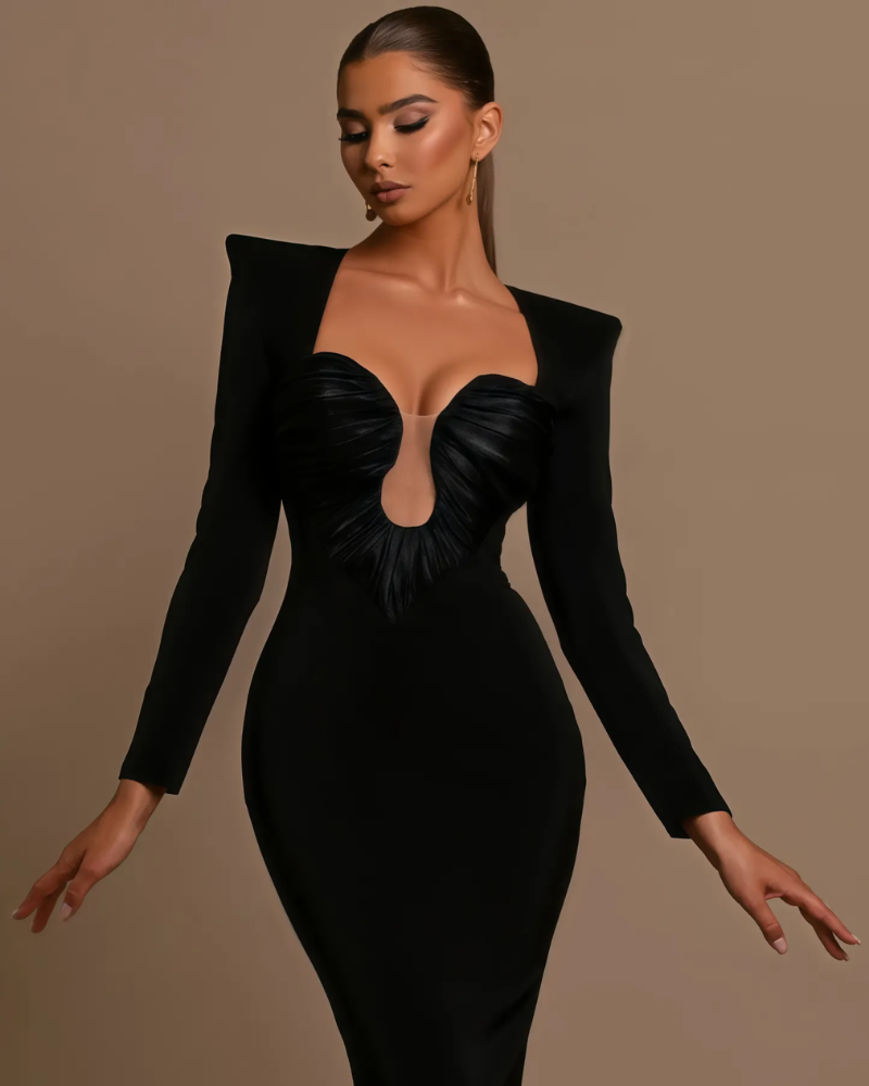 VALMARA | ROBE À CORSAGE SCULPTÉ