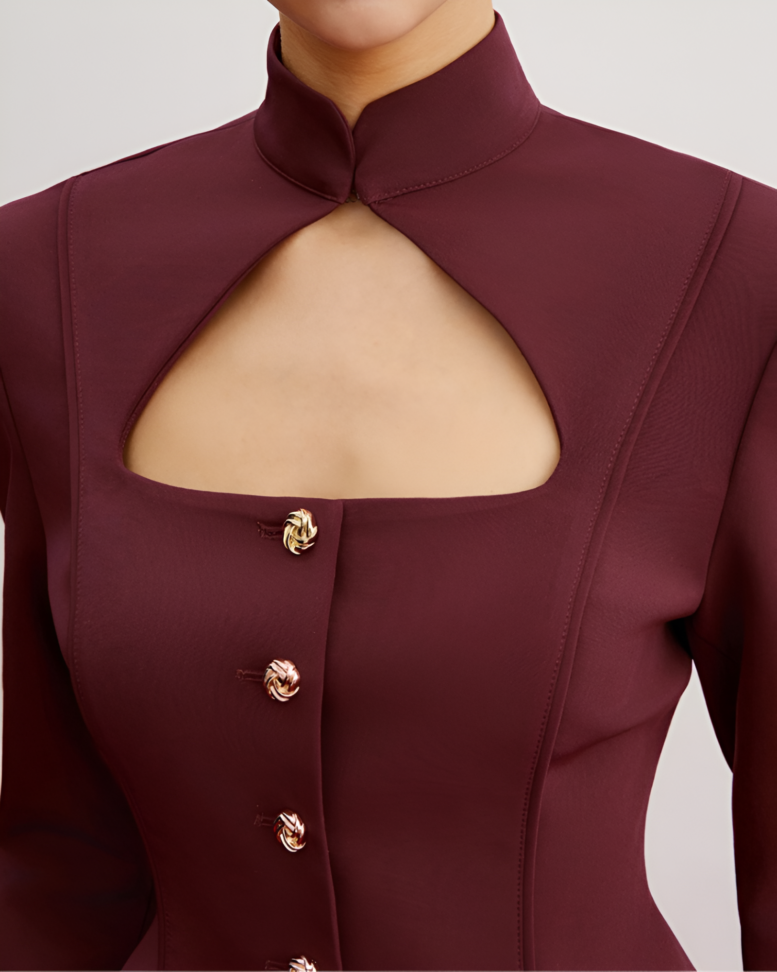 VÉRANE | CARDIGAN À COL MONTANT