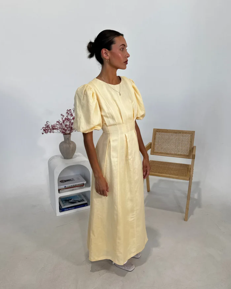 ALYORA ÉCLAT | PUFF-SLEEVE DRESS