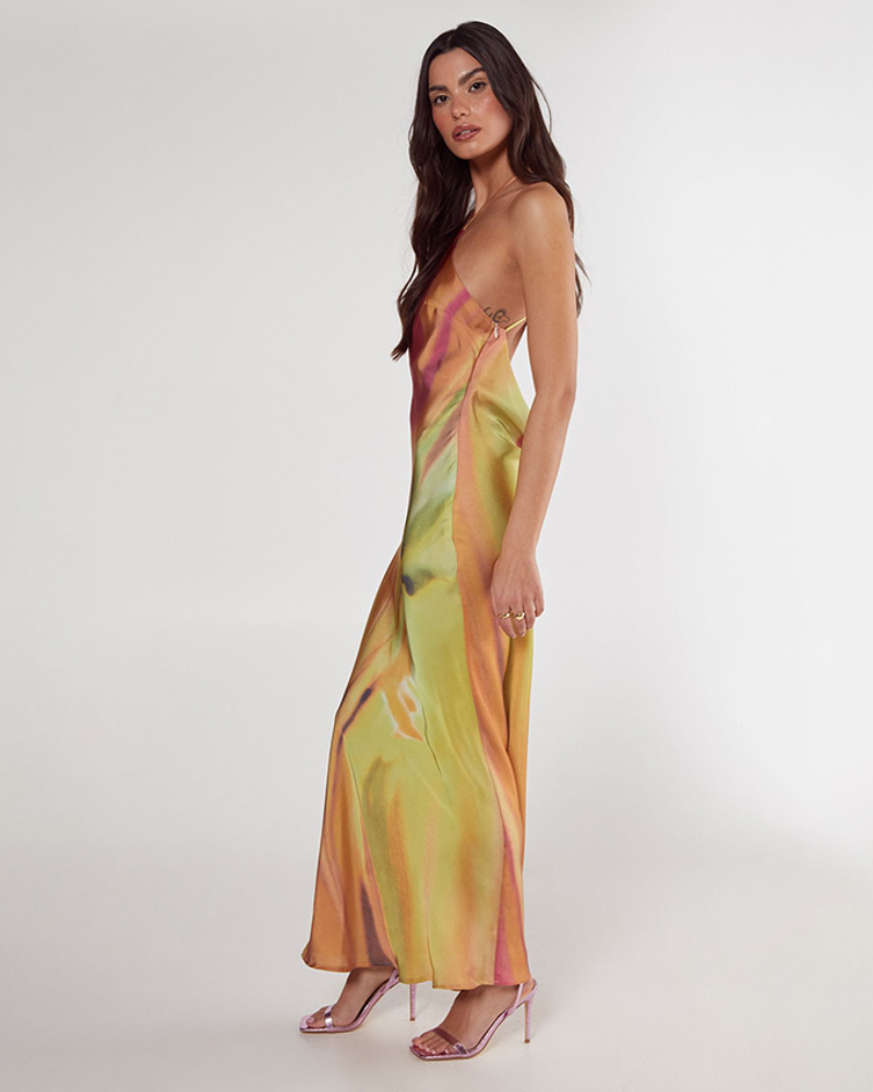 LEOLINA | ROBE FLAMME TIE-DYE