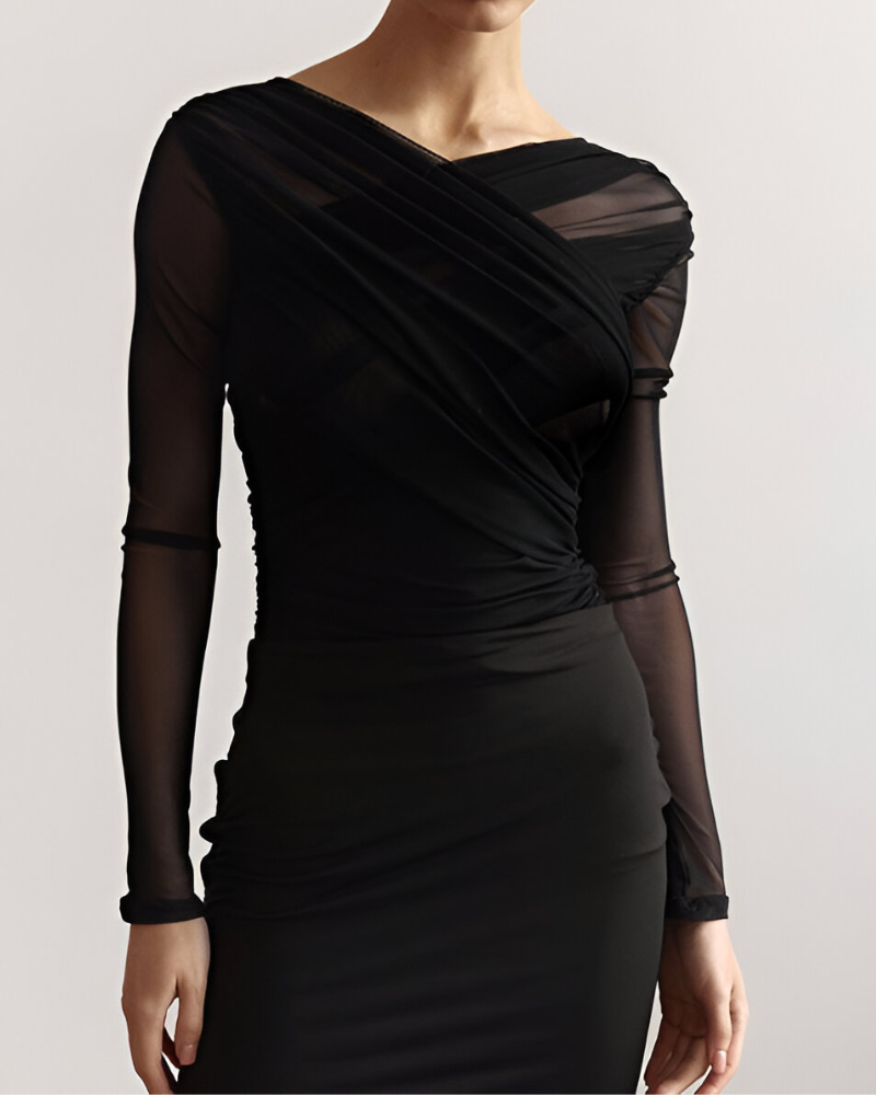 ROSALIA | CROSSBODY MESH TOP