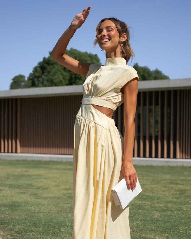 MARQUELLE | CUT-OUT MAXI DRESS