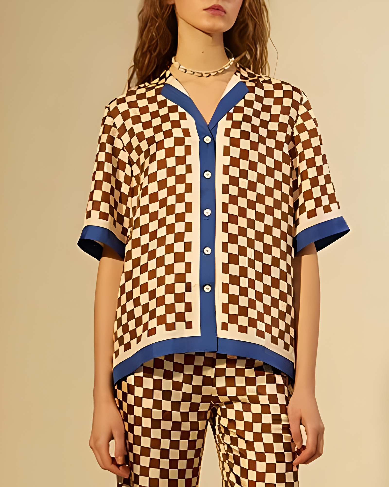 MIRELO | HAUT À CARREAUX