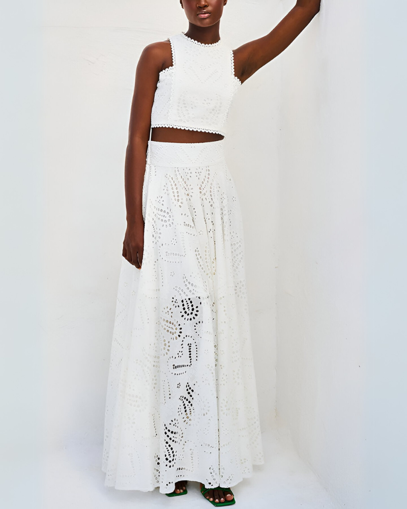 LYSÈNE | EMBROIDERED LACE SET