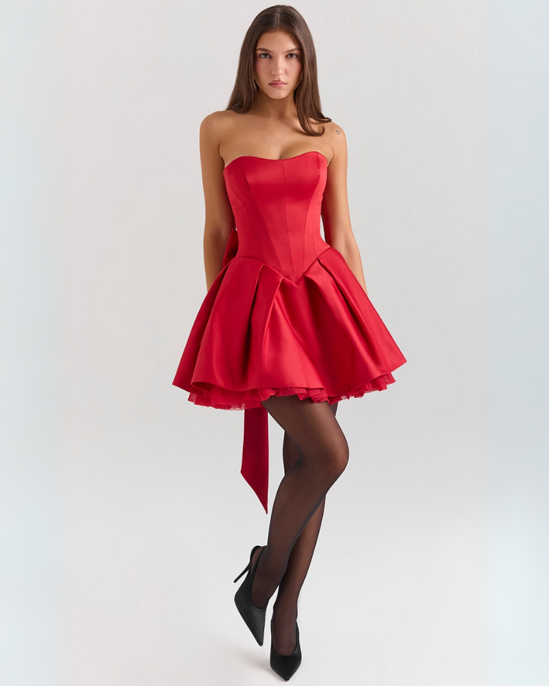 MAISON CLARET | DETACHABLE BOW DRESS