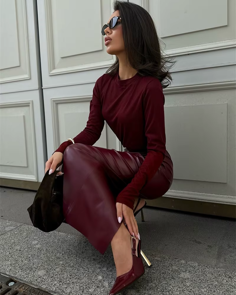 MIRELLA | SLIT SKIRT