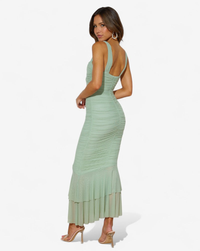 LUMIERA | TIERED FRILL DRESS