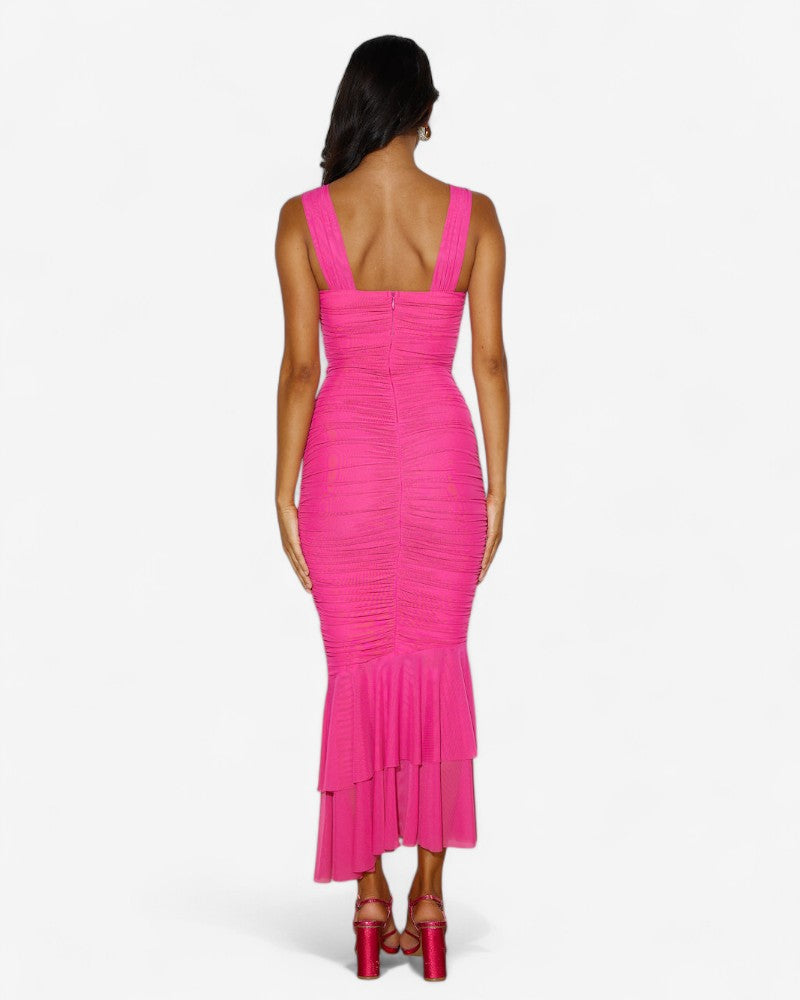 LUMIERA | TIERED FRILL DRESS