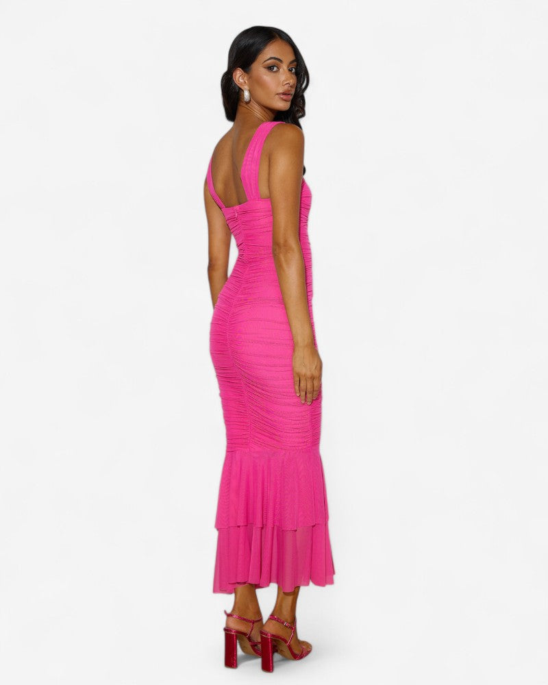 LUMIERA | TIERED FRILL DRESS