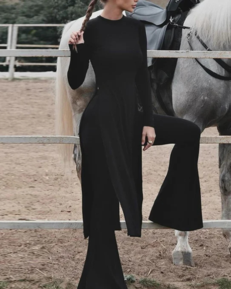 SORELLE | TOP & FLARED PANTS SET