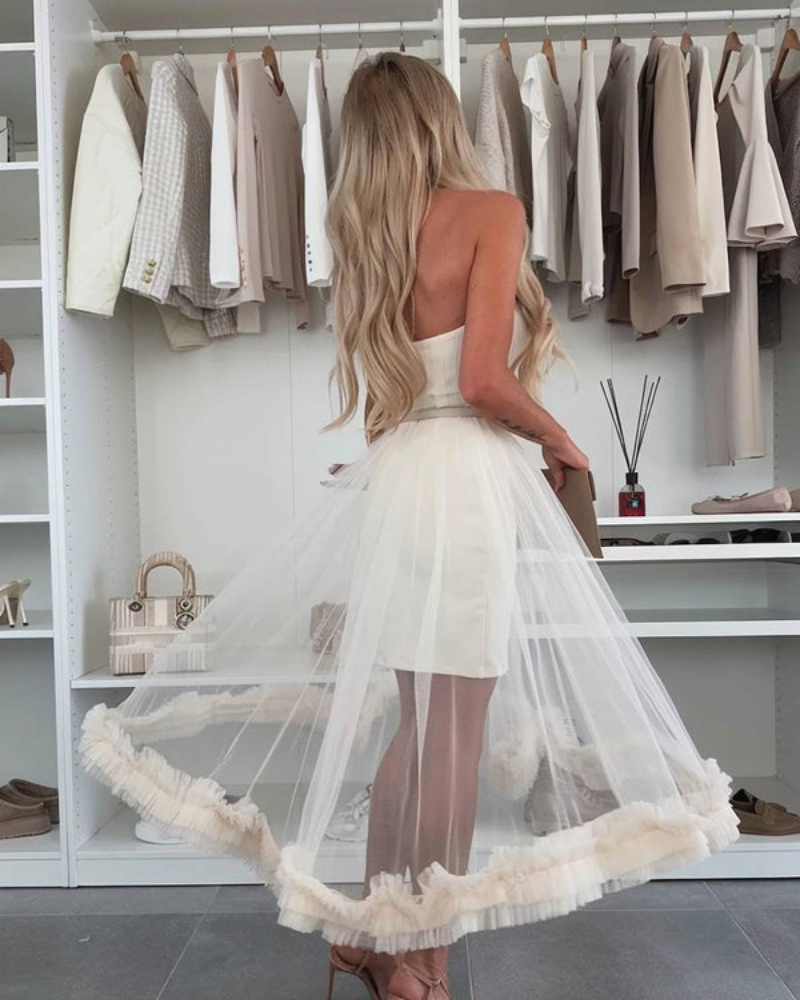 ARLETTE | SHEER MESH DRESS