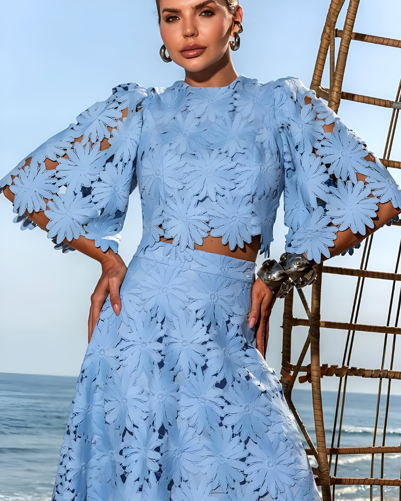 AMALORA | FLORAL LACE SET
