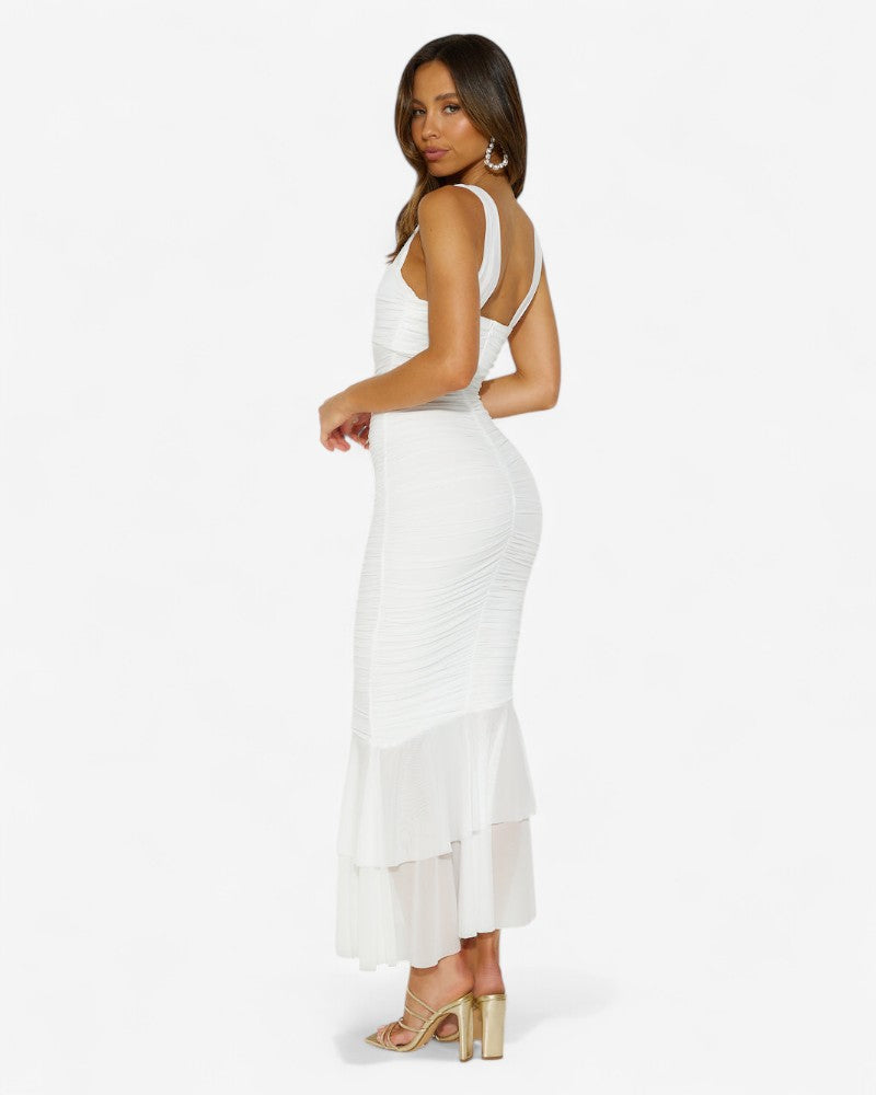 LUMIERA | TIERED FRILL DRESS