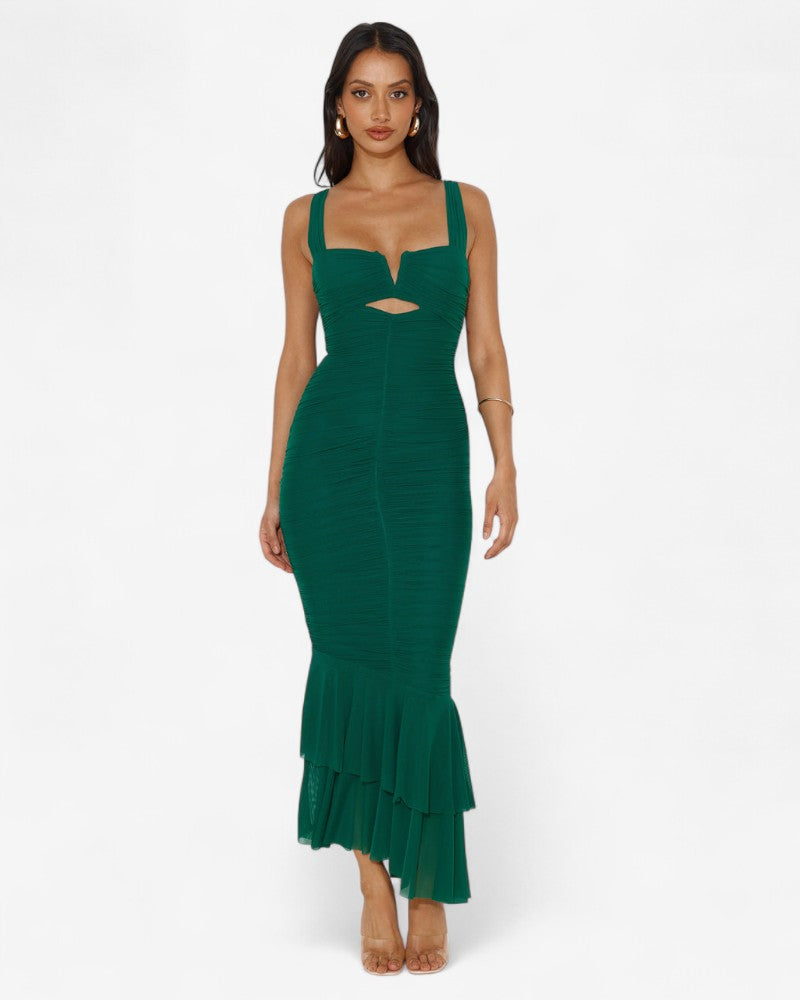 LUMIERA | TIERED FRILL DRESS
