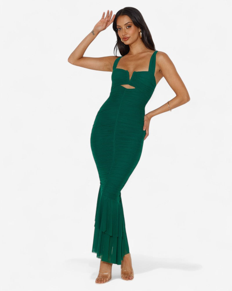 LUMIERA | TIERED FRILL DRESS
